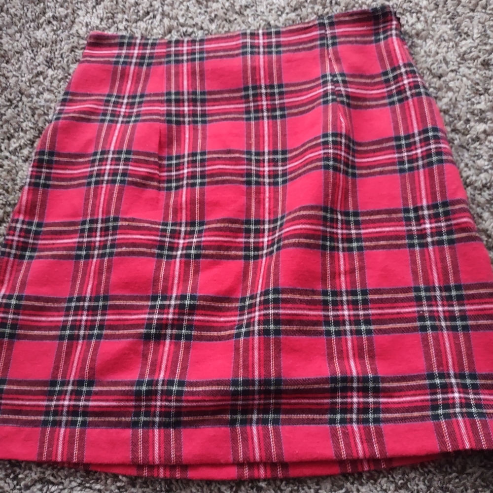 Plaid skirt